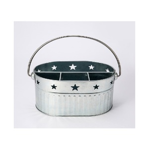 Juego de Utensilios de Cocina de Metal Galvanizado con Acabado Redondo y Mango de Madera, Soporte para Ollas en Color Dorado - Product Image 2