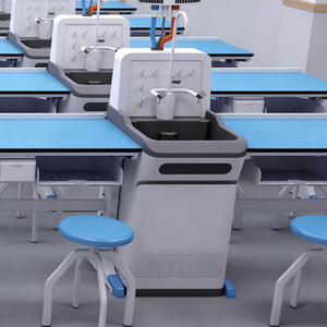 Banc de laboratoire scolaire, table de laboratoire scientifique pour lycée, pour la préparation aux cours de <span class=keywords><strong>chimie</strong></span> et de biologie - Product Image 5