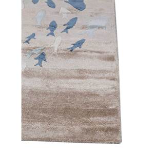 Classic Beige & Brown Tra-14850 <b>Hand</b> <b>Tufted</b> Viscose <b>Rug</b> 9x12 Rectangle for Home Bedroom or Hallway Novelty Flat Weave Design - Product Image 4