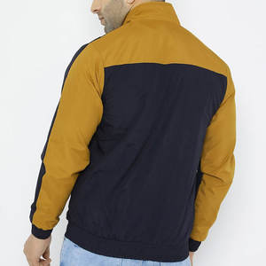 Chaqueta de hombre con logotipo personalizado a prueba de viento de otoño de manga larga chaqueta informal abrigo de béisbol chaquetas de Bombardero - Product Image 4