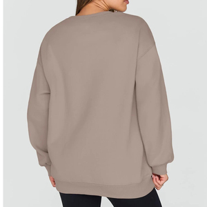 Sudaderas de Mujer 100% Algodón, Nuevo Diseño, Ropa Casual, Color Sólido, Transpirable, para la Temporada de Invierno - Product Image 2