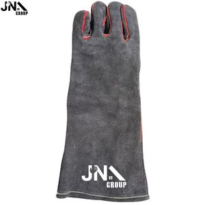 Gants de travail en cuir industriel de 14 ''pour hommes, résistant à la chaleur, gant de sécurité pour vache fendue - Product Image 3