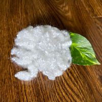 Fibre de polyester HCS creuse blanche recyclée siliconée ignifuge de haute qualité pour canapé, la plus vendue