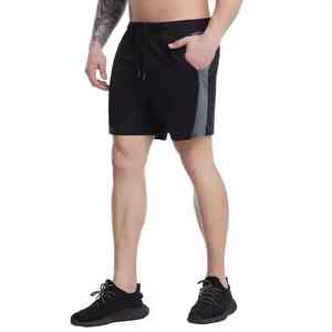 Cool Workout Sports Shorts Gym Fitness Running Pantalones cortos de secado rápido que absorben el sudor con bolsillo para hombres - Product Image 4