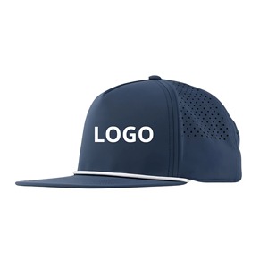 OEM personalizado transpirable blanco 5 paneles corte láser camionero ala plana cierre Snapback rendimiento viajes deportes al aire libre estilo de la calle - Product Image 5
