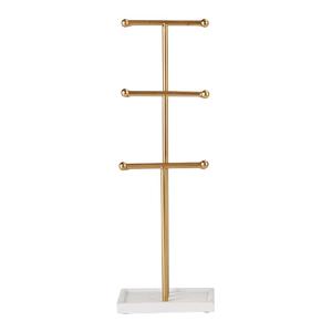 Support de bijoux en métal à trois niveaux qualité supérieure porte-collier de créateur fait à la main vente chaude concepteur nouveau support de bijoux - Product Image 1