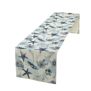 Camino de mesa de comedor de boda de Evento de algodón de diseño personalizado bordado superventas de alta calidad - Product Image 1