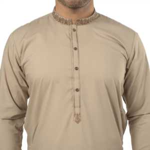 Tissu Popeline 100% Coton Respirant pour Hommes E-30 Café - Product Image 6