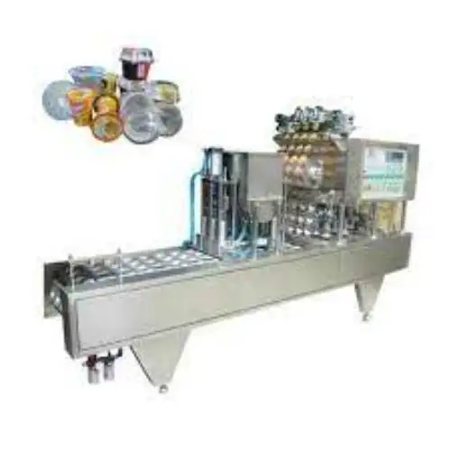 Automatische Yoghurt Verpakkingsmachine Vul Cup Vorm Cup Ijs Vullen Sluitmachine Wrongel Cup Vul-En Sluitmachines