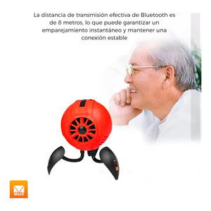 Haut-parleur Bluetooth sans fil rechargeable portable avec radio FM - Couleurs assorties - Product Image 4
