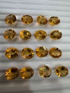 พลอยอเมทิสต์ทรงเหลี่ยมเพชรพลอยธรรมชาติขนาด6x8มม. อัญมณีหลวม - Product Image 3