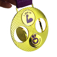 Médaille commémorative de prix en métal en alliage de zinc de conception personnalisée
