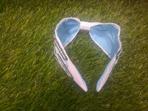 2024 gran oferta diadema bordada de poliéster satinado diadema de novia americana de moda accesorio de fiesta de pelo impecable verano - Product Image 4