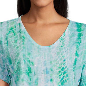 Camisetas con estampado completo de alta calidad orgánicas para mujer hechas a medida, camiseta de LICRA de poliéster sublimado para mujer, transpirable - Product Image 6