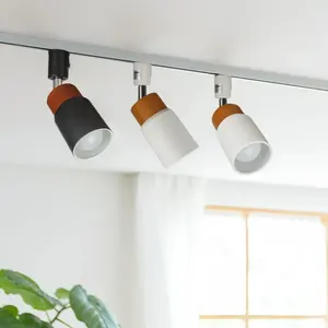 Moderna Lámpara de Riel LED MonarcGlide, Base E27, 2 Cables, Cuerpo de Aluminio y PC, Entrada de 220V, para Oficina, Tienda, Supermercado, Tienda de Ropa - Product Image 2