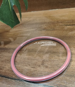 Productos de caucho Premium con juntas tóricas encapsuladas FEP de silicona roja de alta calidad - Product Image 2