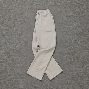 Quickdry Breathable <b>Women</b> <b>Sweatpants</b> Lightweight 100% Cotton Material Customized Logo Printing Streetwear Drawstring Closure - Product Image 5