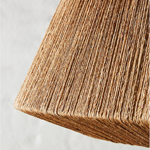 Modern Design Jute Lampshade Straw <b>Pendant</b> Ceiling Lamp Vietnam Export Hot Home Decor for Living Resort & Hotel - Product Image 3