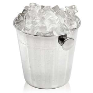 Insulated Stainless Steel <b>Ice</b> <b>Bucket</b> with Unique Hammered Finished for Elegant Home Bars & Restaurants or Classy Event Displays - Product Image 1