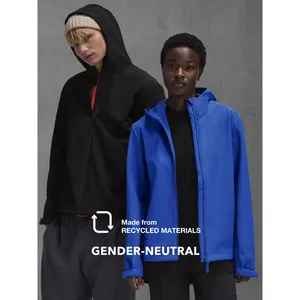 เสื้อกันฝนแบบมีฮู้ด 3Lr Softshell รุ่น Sustainable ดีไซน์ทันสมัยและเป็นมิตรกับสิ่งแวดล้อม - Product Image 1