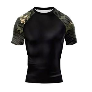 Chemises de compression Rash Guard personnalisées pour hommes, à séchage rapide, manches longues, vêtements de sport pour adultes, MMA - Product Image 5