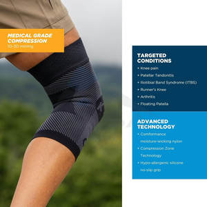 Attelle de genou, manchon de genou pour la récupération des blessures, déchirure du ménisque, douleur au genou, genoux endoloris, soulagement de la tendinite rotulienne et de l'arthrite - Product Image 2