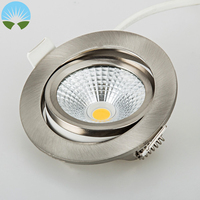 Meilleure vente de downlight super mince à angle réglable lumière tamisée à chaude pour salle d'exposition led spot à intensité variable encastré led downlight
