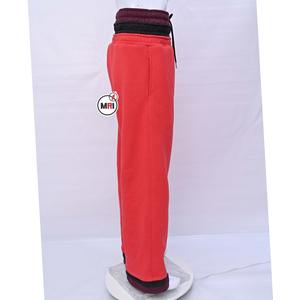 Unisex Mid-Waist <b>Drawstring</b> Straight Wide-Leg Pants Oversized French Terry Flared <b>Trouser</b> Distressed High Quality Lightweight - Product Image 4