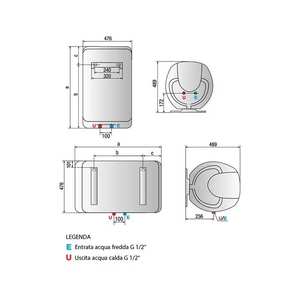 Calentador de Agua Eléctrico Vertical Ariston Shape Eco Evo 50 V/5 - Product Image 4