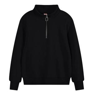 <b>Women's</b> 1/4-<b>Zip</b> Pullover Sweatshirt Sherpa Material 100% Polyester 1/4 <b>Zip</b> Pullover Custom <b>Woman's</b> Sherpa <b>Zip</b> <b>up</b> Pullover - Product Image 5