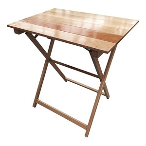 Tavolo Consolle Pieghevole in Faggio Verniciato WELL HOME 70x50x76 cm, Tavolino con Finitura Elegante - Product Image 1
