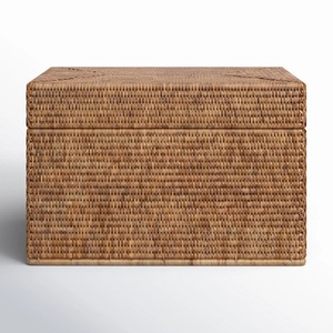 Rattan <b>basket</b> <b>with</b> opening <b>lid</b> Handmade Storage <b>Basket</b> Wholesale eco-friendly Made in Viet Nam - Product Image 4