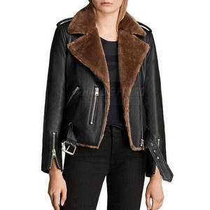 Chaqueta de Piel de Oveja Ecológica de Primera Calidad para Mujer, con Forro de Pelo Suave y Transpirable, para el Frío del Invierno - Product Image 2