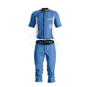 Uniforme da Baseball maglie e pantaloni da Softball uniforme da Baseball OEM Quick Dry uniforme ricamata da Baseball su misura