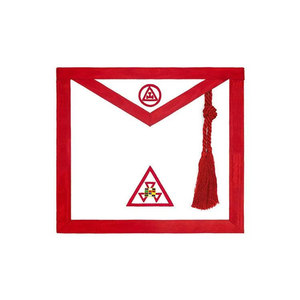 Tablier maçonnique de qualité supérieure, symboles brodés, tablier maçonnique personnalisé, peau d'agneau et velours, tablier maçonnique - Product Image 1