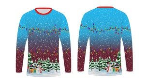 Hot New Men's Full Sleeve Neck Knitted Twill <b>Shirts</b> Casual Print Design Breathable Eco-Friendly Autumn Winter <b>Christmas</b> - Product Image 3