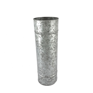 <b>Set</b> of <b>3</b> Galvanized Long Flower <b>Vase</b> Oxodise Finishing Standard Size Farmhouse Metal Flower <b>Vase</b> for Home and Table Decor - Product Image 3