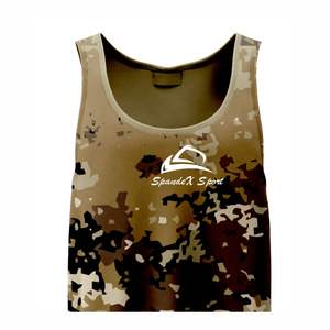 Conçu sur mesure pour hommes Gym Workout Débardeur Singlet Plus Size Fitness Spandex Workout Shirt Muscle Fit Stringer Singlet Tricoté - Product Image 4