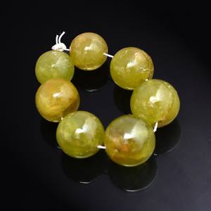 AAA Titanite Sphene 7mm-9mm Lisse Ronde Perle Lâche Naturelle Extrêmement Rare Sphene Perles de Pierres Précieuses Semi-Précieuses pour la Fabrication de Bijoux - Product Image 6