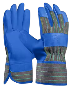 Guantes de trabajo de seguridad Canadian Rigger de alta calidad, forro de algodón de cuero de grano de vaca para una construcción efectiva de brazos de mano - Product Image 3