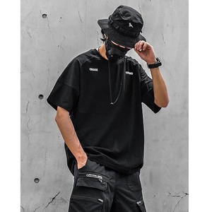 T-shirt de haute qualité à épaules tombantes pour hommes logo d'impression personnalisé pour hommes t-shirt imprimé uni prix de gros du Bangladesh - Product Image 5