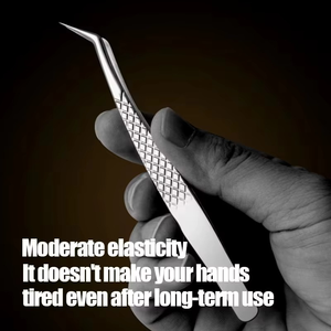 Pinzas de Acero Inoxidable Antiestáticas de Alta Precisión y Durabilidad para Extensión de Pestañas, Agarre Perfecto, Punta Suave, Logotipo Personalizado, Hechas en Pakistán - Product Image 5