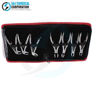 Juego de 7 Uds. De fórceps dentales de ortodoncia de alta calidad, potencia Manual de acero inoxidable, certificado CE para extracción de soporte quirúrgico SAJ - Product Image 3