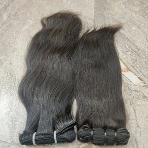 Venta al por mayor de pelo humano natural vietnamita Virgen del sur de India templo Remy cutícula alineada cabello humano rizado Euroasiático - Product Image 1
