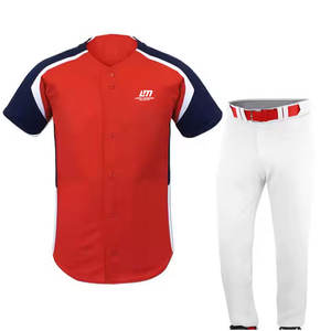 Uniforme de Béisbol Personalizado de Alta Calidad, Uniforme de Béisbol de Venta Caliente, Ropa de Equipo de Béisbol - Product Image 1