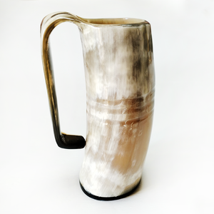 Jarras de cerveza de cuerno de buey natural con marca personalizada para eventos, el mejor regalo, tazas de cerveza de cuerno de búfalo hechas a mano completas - Product Image 5