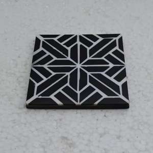 Posavasos de resina de gran diseño, posavasos para tazas de té y café, esteras y almohadillas cuadradas para bebidas, juego de posavasos para servir vidrio - Product Image 4