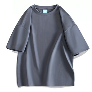 T-shirts pour hommes Vêtements professionnels pour hommes Vêtements décontractés T-shirt Couleur unie Poids léger Vente en gros T-shirts de la meilleure qualité - Product Image 1