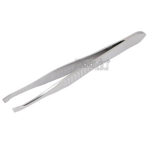 Productos de Venta caliente Cosméticos al por mayor Punta inclinada profesional personalizada Pinzas para cejas multicolores Acero inoxidable - Product Image 3