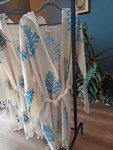 Turkish Cotton Bathrobe Quick Drying Hooded Patterned Soft Bathrobe Pool <b>Beach</b> Spa Home Washable Good Quality Reasonable Price - Product Image 3